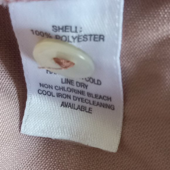 Nwt $59 MARC NEW YORK Mauve Crinkled Velvet Fabric Collared Button Down Shirt M - Picture 6 of 6
